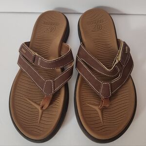 COFACE Women's Fashion Orthotic Flip Flops Size 9.5 Arch Support Sandals Shoes